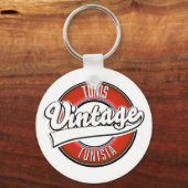 Tunis Tunis Vintages Logo Schlüsselanhänger (Vorderseite)