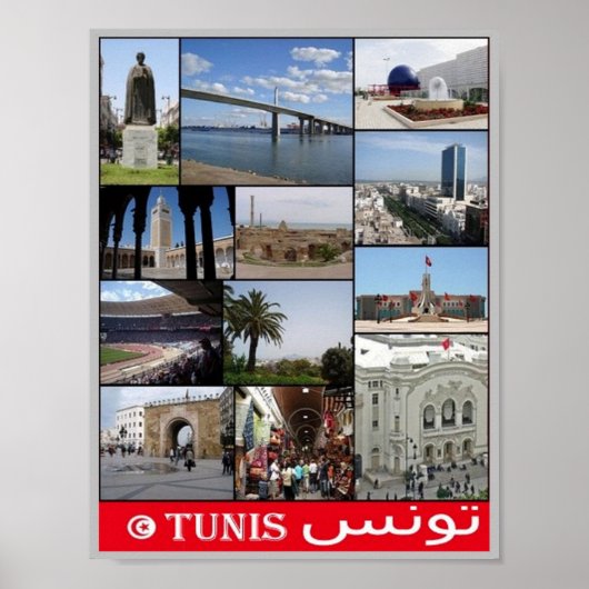 Tunisi - Mosaik - Tunesien - Poster (Vorne)