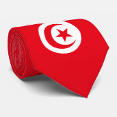 Tunisia-Flagge Krawatte (Gerollt)
