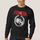 Tunisia Ping Pong Tunisia Table Tennis Team Suppo Sweatshirt (Vorderseite)