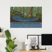 Tunitas Creek Road Radfahrposter Poster (Heimbüro)