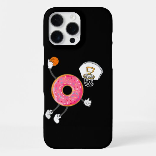 Tunking Donut Loch Essen Champ iPhone Hülle (Rückseite)