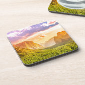 Tunnel-Ansicht von Yosemite Nationalpark Getränkeuntersetzer (Linke Seite)