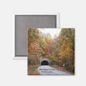 Tunnel auf dem Blue Ridge Parkway von North Caroli Magnet (Vorderseite/Rückseite)