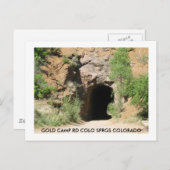 TUNNEL AUF Gold Camp RD Postcard Postkarte (Vorne/Hinten)