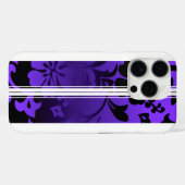 Tunnel Beach Hawaiian Surfboard Lila Case-Mate iPhone Hülle (Rückseite (Horizontal))