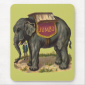 Tunnel-bohrwagen, großer Elefant Pints Barnums Mousepad (Vorne)