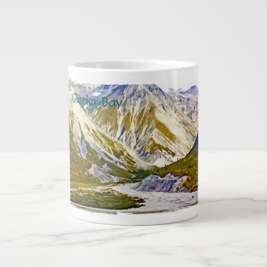 Tunnel-bohrwagenTasse der Gletscher-Bucht-3 Jumbo-Tasse (Vorderseite)