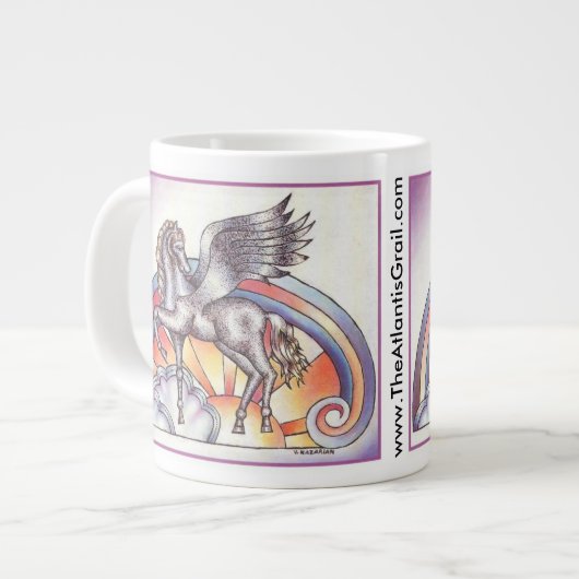 Tunnel-bohrwagenTasse Quantum Pegasus Jumbo-Tasse (Vorderseite Links)