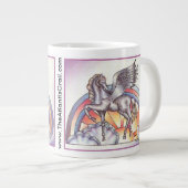 Tunnel-bohrwagenTasse Quantum Pegasus Jumbo-Tasse (Vorderseite Rechts)
