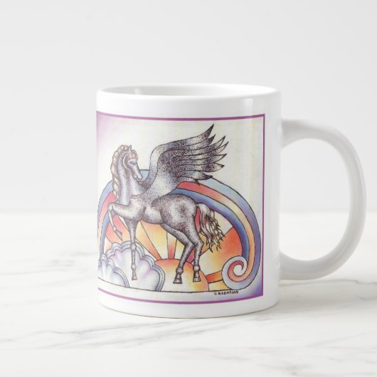 Tunnel-bohrwagenTasse Quantum Pegasus Jumbo-Tasse (Rechts)