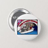 Tunnel der Liebe?? Lustige verrückte Cartoon-Gesch Button (Vorne & Hinten)