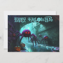 Tunnel der Terrors Card Einladung