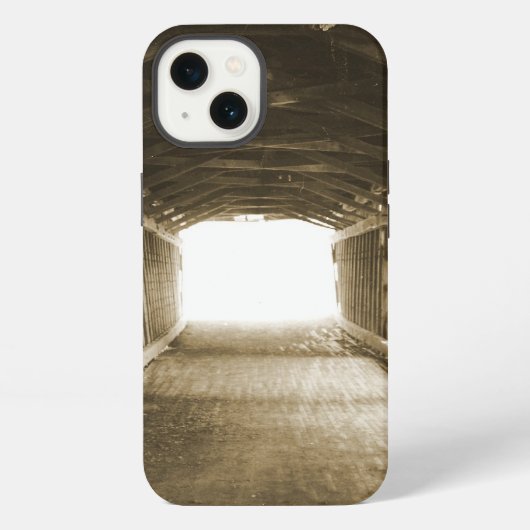 Tunnel des Lichts iPhone Hülle (Rückseite)