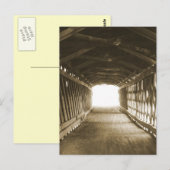 Tunnel des Lichts Postkarte (Vorne/Hinten)