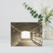 Tunnel des Lichts Postkarte (Stehend Vorderseite)