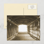 Tunnel des Lichts Postkarte (Vorne/Hinten)