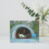 Tunnel durch die Berge Postkarte (Stehend Vorderseite)