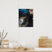 Tunnel durch eine Eishöhle, Eisland Poster (Küche)