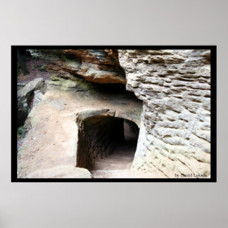 Tunnel in der Höhle des Alten Mannes Poster
