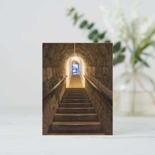 Tunnel in eine alte Salzmine Postkarte (Stehend Vorderseite)