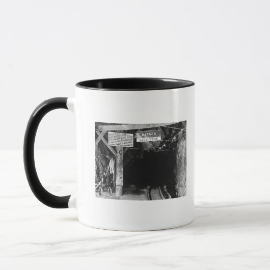 Tunnel in Juneau, Alaska-Treadwell-Bergwerk Tasse (Links)