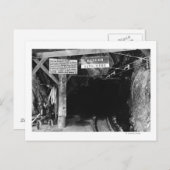 Tunnel in Juneau, Alaska Treadwell Mine Postkarte (Vorne/Hinten)