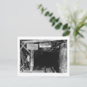 Tunnel in Juneau, Alaska Treadwell Mine Postkarte (Stehend Vorderseite)