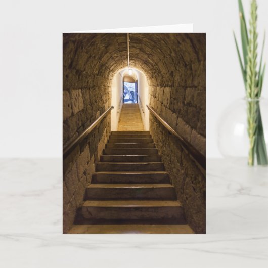 Tunnel Into An Old Salt Mine Karte (Vorderseite)
