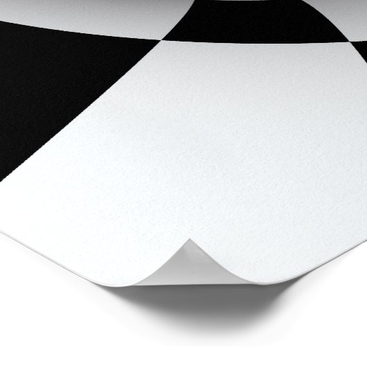 Tunnel Kontrolliertes Abstraktes Poster (Ecke)