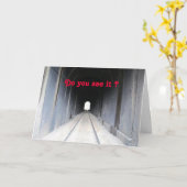 Tunnel-Licht Karte (Gelbe Blume)