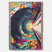 Tunnel mit Graffiti Art Decke (Vorderseite Vertikal)