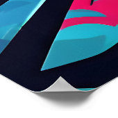 Tunnel mit Graffiti Art Poster (Ecke)