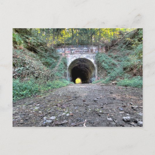 Tunnel Moonville, Landkreis Vinton, Ohio Postkarte (Vorderseite)