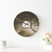 Tunnel of Light Große Wanduhr (Zuhause)