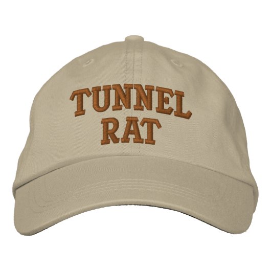 TUNNEL RAT VIETNAM BESTICKTE KAPPE (Vorderseite)