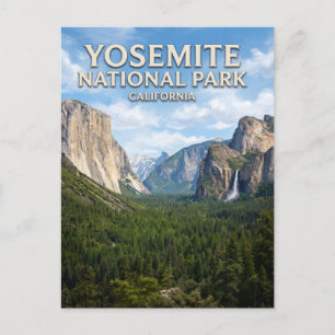 Tunnel View Yosemite Postkarte