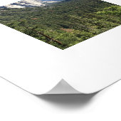 Tunnel View Yosemite Valley Blue Color Fotografy Poster (Ecke)