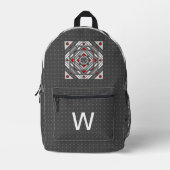 Tunnel-Vision Bedruckter Rucksack (Vorderseite)