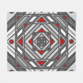 Tunnel Vision Fleece Blanket (Vorderseite (Horizontal))