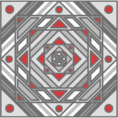 Tunnel-Vision-Kontaktsticker Aufkleber (Vorderseite)