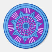 Tunnel Vision Mandala Magnet (Vorne)