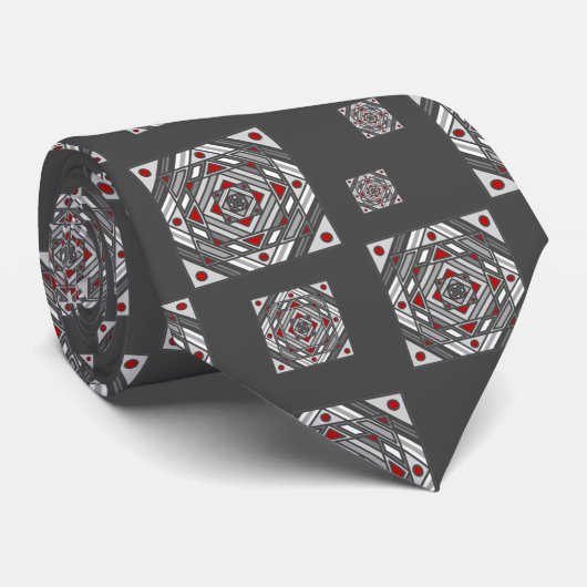 Tunnel Vision Men's Neck Tie Krawatte (Gerollt)