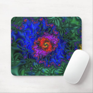 Tunnel-Vision   Rainbow Fraktal Art Mousepad