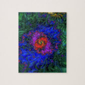 Tunnel-Vision | Rainbow Fraktal Art Puzzle (Vertikal)