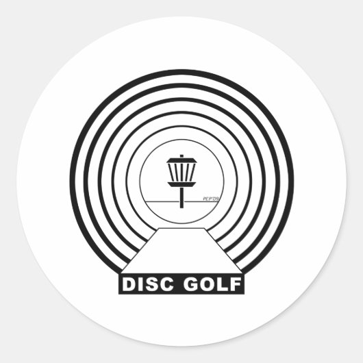 Tunnel-Vision Runder Aufkleber (Vorderseite)