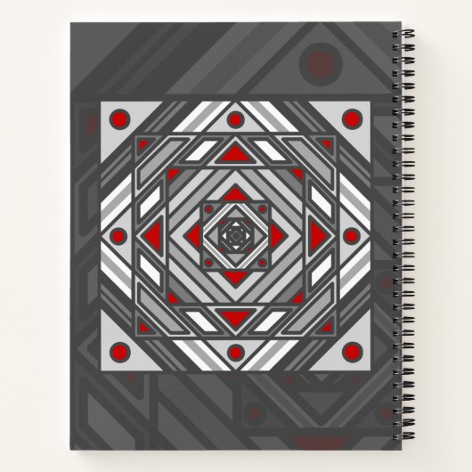 Tunnel Vision Spiral Notebook Notizblock (Rückseite)