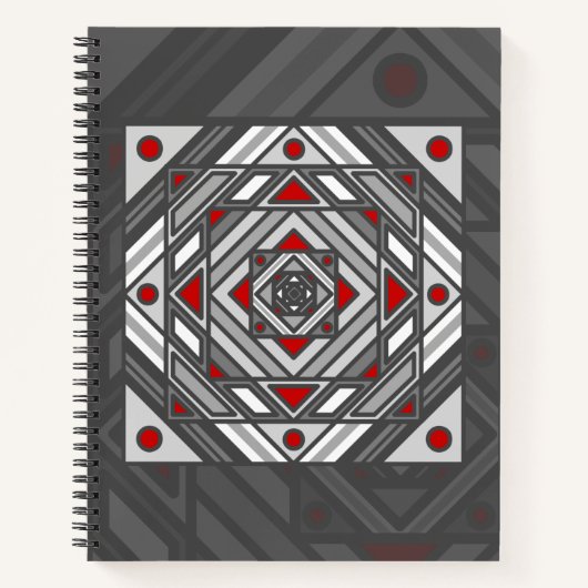 Tunnel Vision Spiral Notebook Notizblock (Vorderseite)