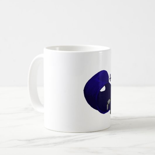 Tunnel-Visions-Tasse Kaffeetasse (Vorderseite Links)