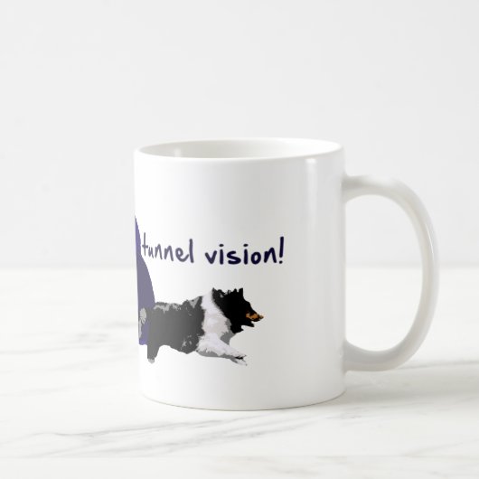 Tunnel-Visions-Tasse Kaffeetasse (Rechts)